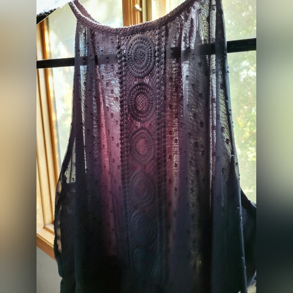 Cleo sheer high neck sleeveless blouse - Picture 3 of 4